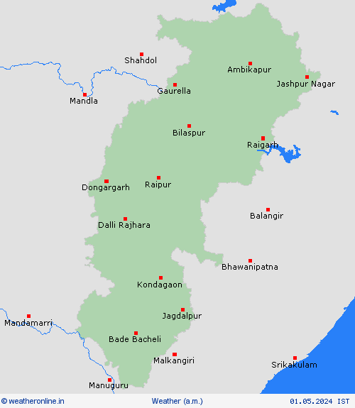 overview  India Forecast maps