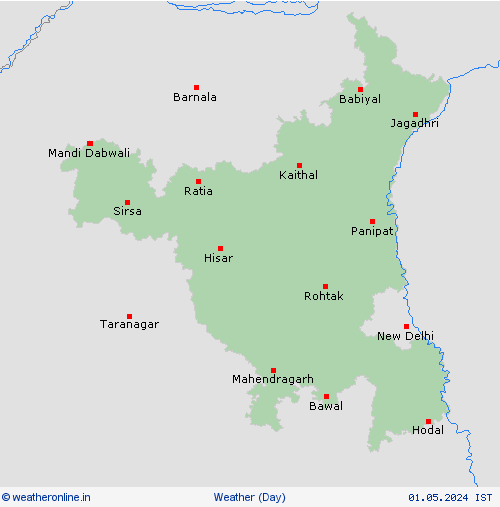 overview  India Forecast maps