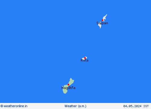 overview Guam Pacific Forecast maps