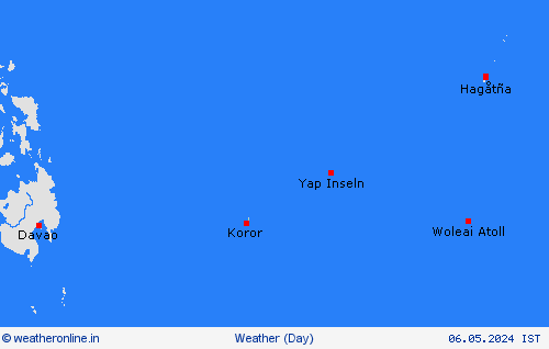 overview Palau Pacific Forecast maps