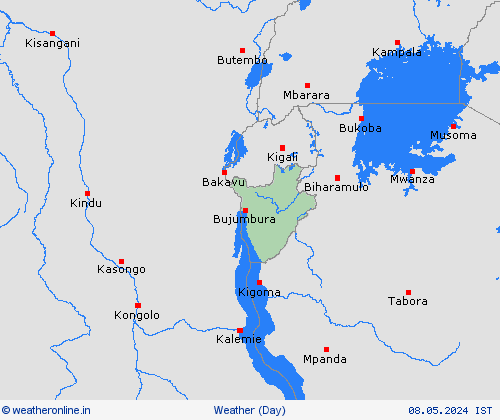 overview Burundi Africa Forecast maps