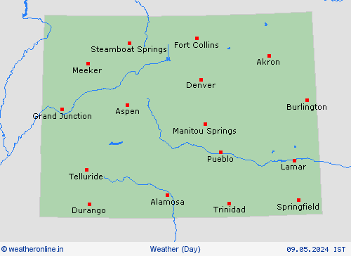 overview Colorado North America Forecast maps