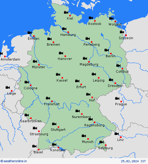 webcam Germany Europe Forecast maps