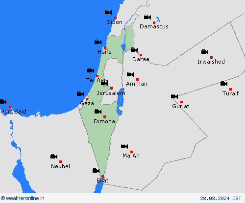 webcam Israel Asia Forecast maps