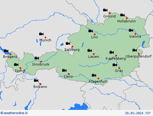 webcam Austria Europe Forecast maps