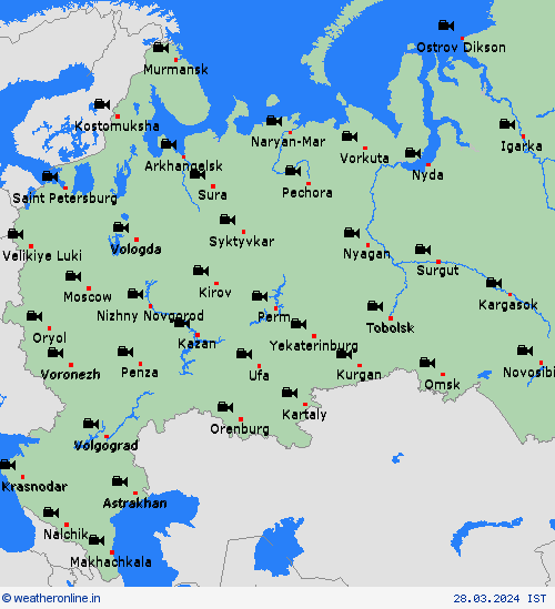 webcam Russia Europe Forecast maps