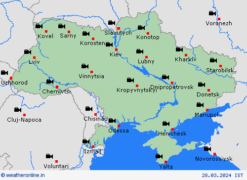 webcam Ukraine Europe Forecast maps