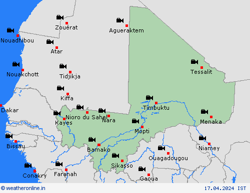 webcam Mali Africa Forecast maps