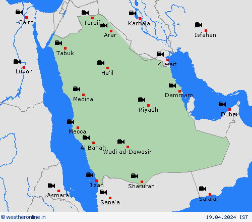 webcam Saudi Arabia Asia Forecast maps