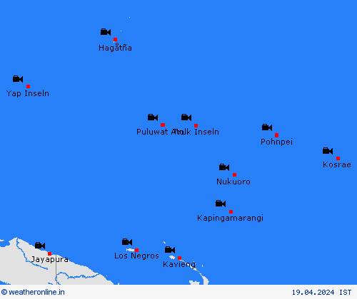 webcam Micronesia Pacific Forecast maps