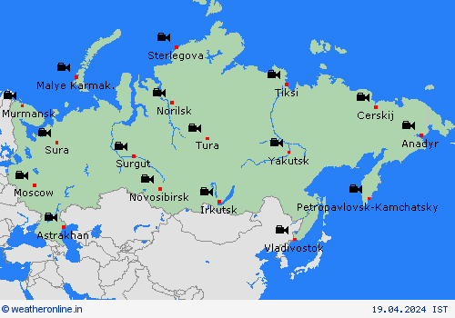 webcam Russian Feder. Europe Forecast maps