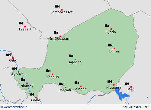 webcam Niger Africa Forecast maps