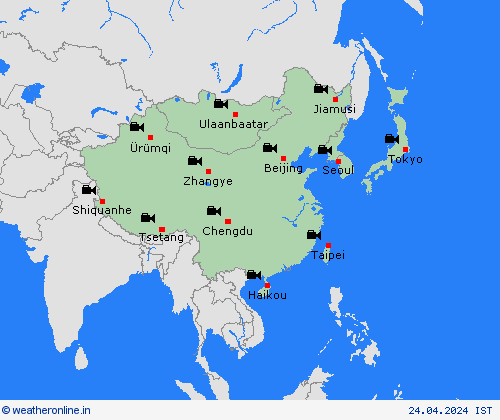 webcam  Asia Forecast maps