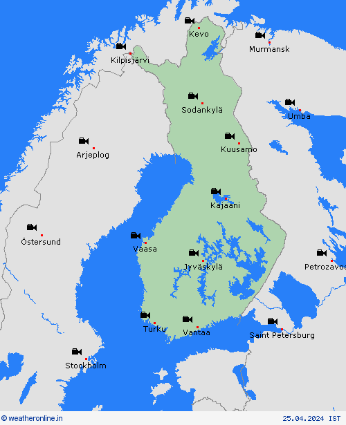 webcam Finland Europe Forecast maps