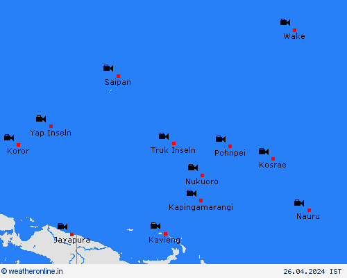 webcam Wake Island Pacific Forecast maps