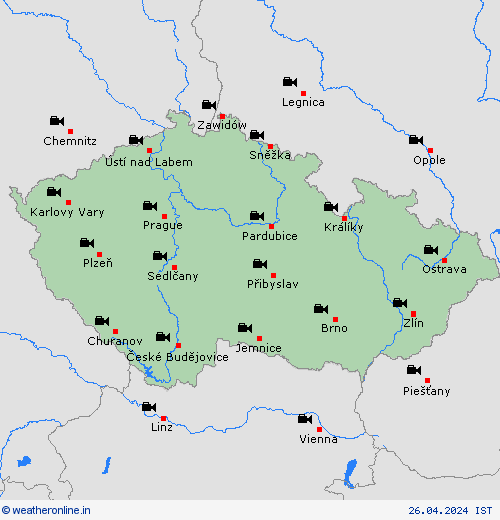 webcam Czech Republic Europe Forecast maps