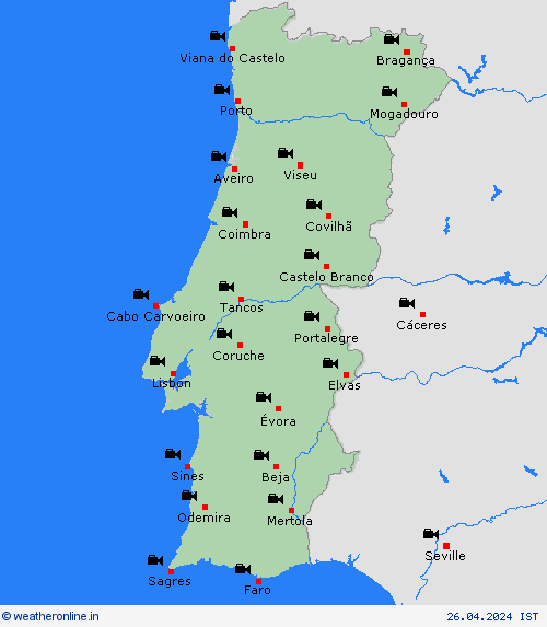 webcam Portugal Europe Forecast maps