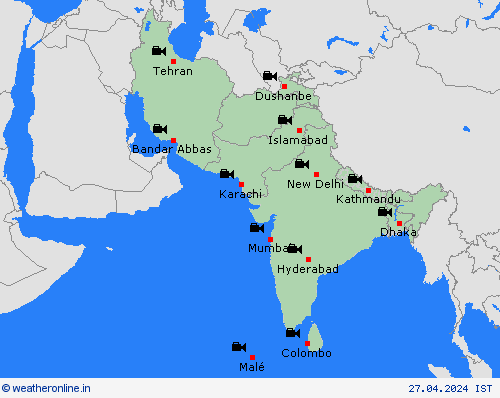 webcam  India Forecast maps