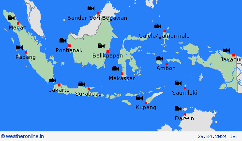 webcam Indonesia Asia Forecast maps