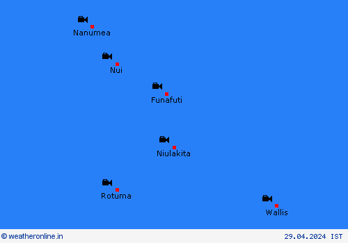 webcam Tuvalu Pacific Forecast maps