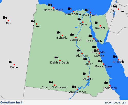 webcam Egypt Africa Forecast maps