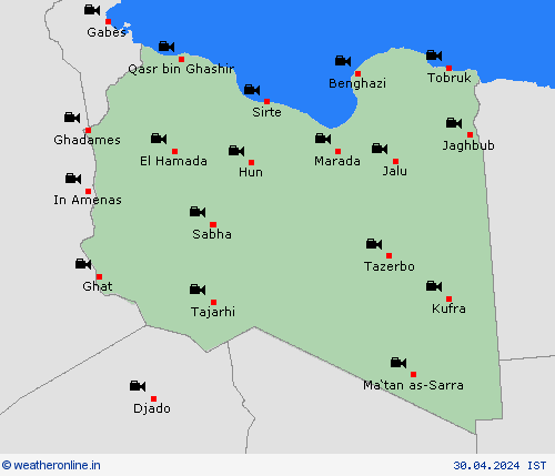 webcam Libya Africa Forecast maps