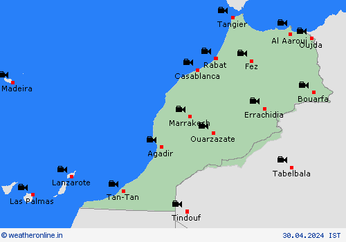 webcam Morocco Africa Forecast maps
