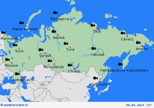 webcam Russian Feder. Europe Forecast maps